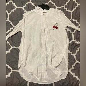 Be Cherryful Button Up Shirt